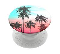 PopSockets Agarre para teléfono con Soporte expandible, patrón de Plantas PopGrip - Puesta de Sol Tropical