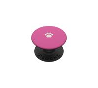 PopSockets - Agarre para teléfono, diseño de Pata de Mascota, Color Rosa PopSockets PopGrip Adhesivo