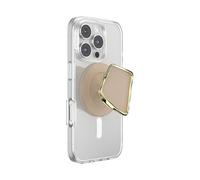 PopSockets Agarre para teléfono MagSafe con Soporte, Soporte magnético, Parte Superior Intercambiable, sujeción Segura para Fundas MagSafe de iPhone, Agarre para teléfono y Tableta, Corte Latte