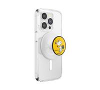 PopSockets Agarre para teléfono MagSafe con Soporte, Soporte magnético, Parte Superior Intercambiable, sujeción Segura para Fundas MagSafe de iPhone, Agarre para teléfono y Tablet, Peanuts, Esmalte