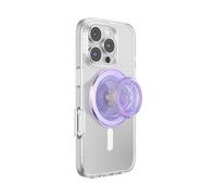 PopSockets Agarre para teléfono MagSafe con Soporte, Soporte magnético, Parte Superior Intercambiable, sujeción Segura para Fundas MagSafe de iPhone, Agarre para teléfono y Tableta, Lavanda