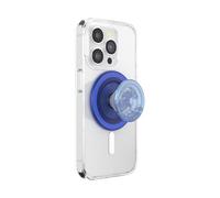 PopSockets Agarre para teléfono MagSafe con soporte, soporte magnético, parte superior intercambiable, sujeción segura para fundas MagSafe de iPhone, agarre para teléfono y tableta, océano translúcido
