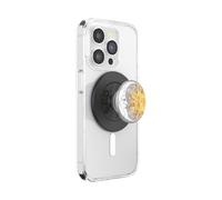 PopSockets Agarre Redondo para teléfono Compatible con MagSafe, Anillo Adaptador Incluido, Soporte para teléfono, Compatible con Carga inalámbrica, Sol y Luna translúcidos