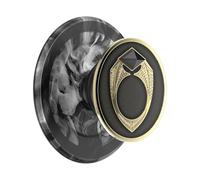 PopSockets - Agarre Redondo para teléfono Compatible con MagSafe, Anillo Adaptador Incluido, Soporte para teléfono, Compatible con Carga inalámbrica, WB Harry Potter Dark Arts - Anillo