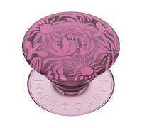 PopSockets Agarre translúcido para teléfono con Soporte expandible, popsockets para teléfono, PopGrip translúcido, Rosa con Palmeras (“Sava Sava Palms”)