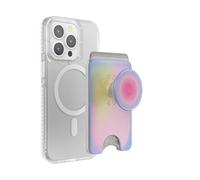 PopSockets: PopWallet + para MagSafe - Anillo Adaptador para MagSafe Incluido - Tarjetero con Top intercambiable integrado para Smartphones y Carcasas - Aura