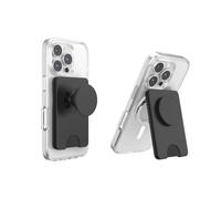 PopSockets Cartera Kick-out para MagSafe, Soporte Ajustable, Soporte magnético, Color Negro