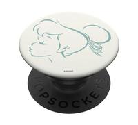 Popsockets- Disney Peter Pan Tinkerbell Head Outlined PopGrip: Agarre intercambiable para Teléfonos y Tabletas