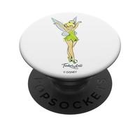 Popsockets- Disney Peter Pan Tinkerbell Sketched & Stretched PopGrip: Agarre intercambiable para Teléfonos y Tabletas