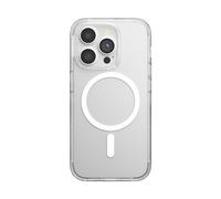 PopSockets Funda para iPhone 15 Pro Compatible con MagSafe, Funda para iPhone 15 Pro, Compatible con Carga inalámbrica, Solo Funda, Transparente