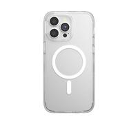 PopSockets Funda para iPhone 15 Pro MAX con Agarre y Deslizamiento para teléfono Compatible con MagSafe, Funda de teléfono para iPhone 15 Pro MAX, Compatible con Carga inalámbrica, Transparente