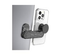 PopSockets: Laptop Mount - Soporte Adhesivo para teléfono portátil con diseño Delgado y Elegante - Black Speckle