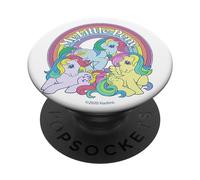 Popsockets- My Little Pony Retro Rainbow PopGrip: Agarre intercambiable para Teléfonos y Tabletas