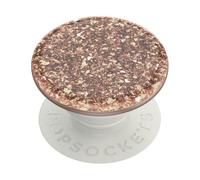 PopSockets Phone Grip with Expanding Kickstand, Glitter - Foil Confetti Rose Gold