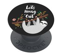 PopSockets | PhoneGrip | Soporte y agarre para smartphones | Soporte de dedo único y extensible Basic | Sloth Faultier