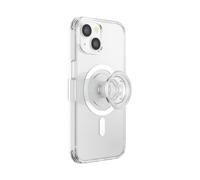 PopSockets: PopCase PlantCore para MagSafe - Funda a Base de Plantas para iPhone 14 con un Soporte y Agarre Deslizante PopGrip Slide con Top Intercambiable - Clear