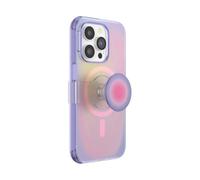PopSockets: PopCase PlantCore para MagSafe - Funda a base de plantas para iPhone 14 Pro con un Soporte y Agarre Deslizante PopGrip Slide con Top Intercambiable - Aura