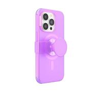 PopSockets: PopCase PlantCore para MagSafe - Funda a base de plantas para iPhone 14 Pro con un Soporte y Agarre Deslizante PopGrip Slide con Top Intercambiable - Pink Opalescent