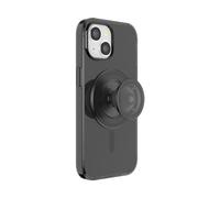 PopSockets: PopCase PlantCore para MagSafe - Funda a base de plantas para iPhone 15 con PopGrip Compatible Con MagSafe - Agarre Para Teléfono Con Top Intercambiable - Black Transluscent