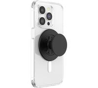 PopSockets PopGrip for MagSafe, Magnetic Phone Grip & Stand, Swappable Top, Secure Grip for iPhone MagSafe Cases, Kickstand for Hands-Free Viewing, Wireless Charging Compatible - Black