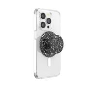 PopSockets PopGrip for MagSafe, Magnetic Phone Grip & Stand, Swappable Top, Secure Grip for iPhone MagSafe Cases, Kickstand for Hands-Free Viewing, Wireless Charging Compatible - Black Speckle