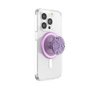 PopSockets: PopGrip Round para MagSafe - Anillo Adaptador para MagSafe Incluido - Soporte y Agarre para Teléfonos Móviles y Carcasas con un Top Intercambiable - Lavender Speckle
