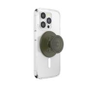 PopSockets Agarre Redondo para teléfono Compatible con MagSafe, Anillo Adaptador Incluido, Soporte para teléfono, Compatible con Carga inalámbrica, Fatiga estriada
