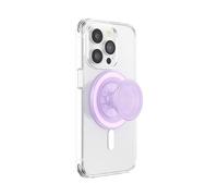 PopSockets: PopGrip para MagSafe - Soporte y Agarre para Teléfonos Móviles y Carcasas con un Top Intercambiable - Anillo Adaptador para MagSafe Incluido - Opalescent Clear