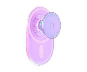 PopSockets: PopGrip para MagSafe - Soporte y Agarre para Teléfonos Móviles y Carcasas con un Top Intercambiable - Opalescent Pink
