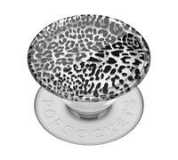 PopSockets: PopGrip Plant - Soporte y Agarre Extensibles Hechos de Materiales Vegetales con un PopTop Intercambiable para Smartphones y Tabletas - Translucent Black Leopard