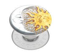 PopSockets: PopGrip Plant - Soporte y Agarre Extensibles Hechos de Materiales Vegetales con un PopTop Intercambiable para Smartphones y Tabletas - Translucent Sun and Moon