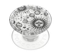 PopSockets: PopGrip Plant - Soporte y Agarre Extensibles Hechos de Materiales Vegetales con un PopTop Intercambiable para Smartphones y Tabletas - Translucent Cosmic Sun