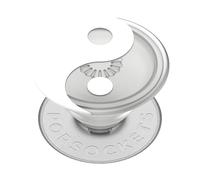 PopSockets: PopGrip Plant - Soporte y Agarre Extensibles Hechos de Materiales Vegetales con un PopTop Intercambiable para Smartphones y Tabletas - Translucent Yin and Yang