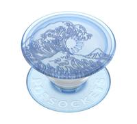 PopSockets: PopGrip Plant - Soporte y Agarre Extensibles Hechos de Materiales Vegetales con un PopTop Intercambiable para Smartphones y Tabletas - Translucent Ocean