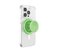 PopSockets: PopGrip Round para MagSafe - Anillo Adaptador para MagSafe Incluido - Soporte y Agarre para Teléfonos Móviles y Carcasas con un Top Intercambiable - PopOut Curves Matcha Dew