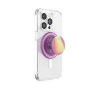 PopSockets PopGrip for MagSafe, Magnetic Phone Grip & Stand, Swappable Top, Secure Grip for iPhone MagSafe Cases, Kickstand for Hands-Free Viewing, Wireless Charging Compatible - Aurange Translucent