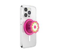 PopSockets: PopGrip Round para MagSafe - Anillo Adaptador para MagSafe Incluido - Soporte y Agarre para Teléfonos Móviles y Carcasas con un Top Intercambiable - Pink