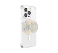 PopSockets Phone Grip for MagSafe, Secure Magnetic Phone Grip & Stand, Hands-Free Kickstand, Wireless Charging Compatible, Cute PopSockets - Rainbow Glass