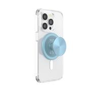 PopSockets: PopGrip Round para MagSafe - Anillo Adaptador para MagSafe Incluido - Soporte y Agarre para Teléfonos Móviles y Carcasas con un Top Intercambiable - Aluminum Blue Sigh
