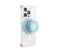 PopSockets: PopGrip Round para MagSafe - Anillo Adaptador para MagSafe Incluido - Soporte y Agarre para Teléfonos Móviles y Carcasas con un Top Intercambiable - Blue Sigh