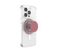 PopSockets: PopGrip Round para MagSafe - Anillo Adaptador para MagSafe Incluido - Soporte y Agarre para Teléfonos Móviles y Carcasas con un Top Intercambiable - PopOut Basic Clay