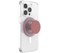 PopSockets: PopGrip Round para MagSafe - Anillo Adaptador para MagSafe Incluido - Soporte y Agarre para Teléfonos Móviles y Carcasas con un Top Intercambiable - PopOut Basic Clay