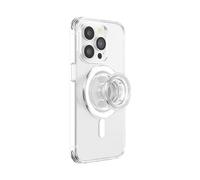 PopSockets: PopGrip para MagSafe - Soporte y Agarre para Teléfonos Móviles y Carcasas con un Top Intercambiable - Anillo Adaptador para MagSafe Incluido - Clear