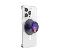 PopSockets: PopGrip Round para MagSafe - Anillo Adaptador para MagSafe Incluido - Soporte y Agarre para Teléfonos Móviles y Carcasas con un Top Intercambiable - Pokémon - Glow-in-the-dark Ghost Gengar