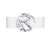 PopSockets: PopGrip Slide Non-Adhesive Phone Grip & Stand with a Swappable Top for iPhone 7/8 Silicone Case - Clear as Day