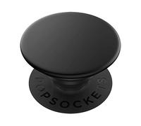 Popsockets PopGrip - Soporte y Agarre para Teléfonos Móviles y Tabletas con un Top Intercambiable - Black Aluminum