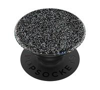 Popsockets PopGrip - Soporte y Agarre para Teléfonos Móviles y Tabletas con un Top Intercambiable - Glitter Black