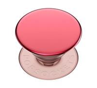 PopSockets: PopGrip - Soporte y Agarre para Teléfonos Móviles y Tablets con un PopTop Intercambiable - Aluminum Rouge