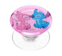 PopSockets: PopGrip - Soporte y Agarre para Teléfonos Móviles y Tablets con un PopTop Intercambiable, Disney Stitch - ÁNGEL Y Puntada para Siempre