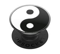 PopSockets: PopGrip - Soporte y Agarre para Teléfonos Móviles y Tablets con un PopTop Intercambiable - Enamel Yin Yang